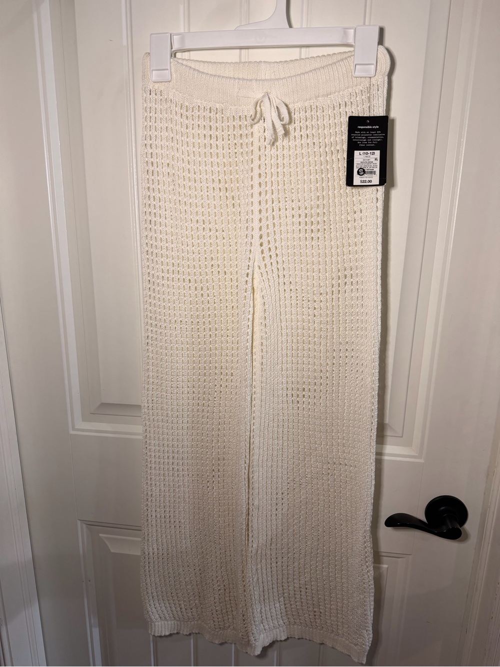 Target Cream Knit Kids Swim Coverup Pants